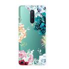 For OnePlus 8 Shockproof Painted Transparent TPU Protective Case(Gem Flower) - 1