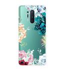 For OnePlus 8 Pro Shockproof Painted Transparent TPU Protective Case(Gem Flower) - 1