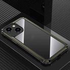 For iPhone 14 / 13 Steel Armour Series Metal + PC Phone Case(Black) - 1