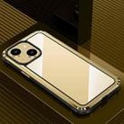 For iPhone 14 Plus Steel Armour Series Metal + PC Phone Case(Gold) - 1