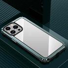 For iPhone 14 Pro Steel Armour Series Metal + PC Phone Case(Green) - 1