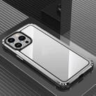 For iPhone 14 Pro Steel Armour Series Metal + PC Phone Case(Silver) - 1