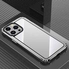 For iPhone 14 Pro Max Steel Armour Series Metal + PC Phone Case(Silver) - 1
