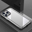 For iPhone 13 Pro Max Steel Armour Series Metal + PC Phone Case(Silver) - 1