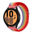 For Realme Watch 3/Amazfit GTR4/4 Pro Universal Nylon Watch Band(Rainbow) - 1