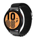 For Realme Watch 3/Amazfit GTR4/4 Pro Universal Nylon Watch Band(Black) - 1
