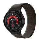 For Samsung Galaxy Watch 5 Pro / Watch4 Classic Loop Nylon Watch Band(Black Grey) - 1