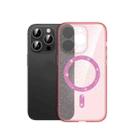 For iPhone 14 Pro Magsafe Glitter Shockproof Phone Case(Pink) - 1