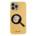 For iPhone 14 Pro Max 2 in 1 Detachable Painted Pattern Phone Case(Fried Eegg) - 1