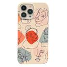 For iPhone 14 2 in 1 Detachable Painted Pattern Phone Case(Art Face) - 1