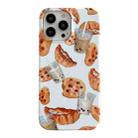 For iPhone 14 2 in 1 Detachable Painted Pattern Phone Case(Milk Tea Bread) - 1