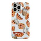 For iPhone 14 Plus 2 in 1 Detachable Painted Pattern Phone Case(Milk Tea Bread) - 1