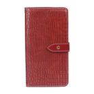 For OPPO A91 idewei Crocodile Texture Horizontal Flip Leather Case with Holder & Card Slots & Wallet(Red) - 2