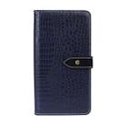 For OPPO A91 idewei Crocodile Texture Horizontal Flip Leather Case with Holder & Card Slots & Wallet(Dark Blue) - 2