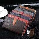 For Cubot P30 idewei Crocodile Texture Horizontal Flip Leather Case with Holder & Card Slots & Wallet(Black) - 7