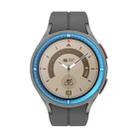 For Samsung Galaxy Watch 5 Pro Compass Scale Metal Watch Bezel(Blue) - 1