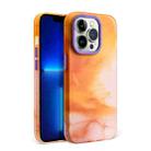 For iPhone 14 Plus Skin Feel Ultrathin PC Shockproof Protective Phone Case(Orange) - 1