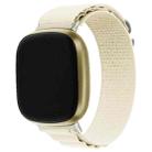 For Fitbit Versa 3 / Sense Universal Loop Nylon Watch Band(Starlight) - 1
