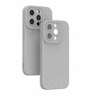 For iPhone 14 Pro Wheat Straw Degradable Phone Case(Grey) - 1