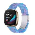 For Fitbit Versa 3 / Sense Universal Resin Watch Band(Blue) - 1