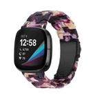 For Fitbit Versa 4 / Sense 2 Universal Resin Watch Band(Shiny Purple) - 1