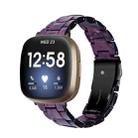 For Fitbit Versa 4 / Sense 2 Universal Resin Watch Band(Purple Light) - 1