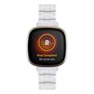 For Fitbit Versa 4 / Sense 2 Universal Resin Watch Band(Transparent) - 1