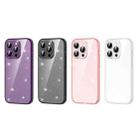 For iPhone 13 Pro Glitter Powder TPU Phone Case(Clear Pink) - 2