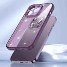 For iPhone 13 Pro Glitter Powder TPU Phone Case(Clear Pink) - 3