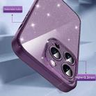 For iPhone 13 Pro Glitter Powder TPU Phone Case(Clear Pink) - 6