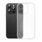 For iPhone 12 Glitter Powder TPU Phone Case(Clear White) - 1