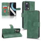 For Xiaomi Civi 2 5G Skin Feel Magnetic Flip Leather Phone Case(Green) - 1