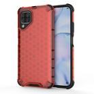 For Huawei P40 Lite Shockproof Honeycomb PC + TPU Protective Case(Red) - 1