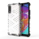 For Galaxy A70e Shockproof Honeycomb PC + TPU Protective Case(White) - 1