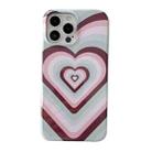 For iPhone 14 Pro Max 2 in 1 Detachable Love Pattern Phone Case(Light Blue) - 1