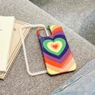 For iPhone 14 Plus 2 in 1 Detachable Love Pattern Phone Case(Green) - 3