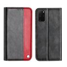 For Galaxy S20+ Business Solid Color Stitching Horizontal Flip Leather Case with Holder & Card Slots(Red) - 1