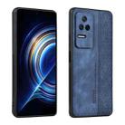 For Xiaomi Redmi K50 / K50 Pro AZNS 3D Embossed Skin Feel Phone Case(Sapphire Blue) - 1