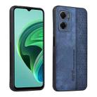 AZNS 3D Embossed Skin Feel Phone Case for Xiaomi Redmi Note 11E 5G / Redmi 10 5G / Redmi 10 Prime+ 5G India(Sapphire Blue) - 1