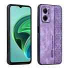 AZNS 3D Embossed Skin Feel Phone Case for Xiaomi Redmi Note 11E 5G / Redmi 10 5G / Redmi 10 Prime+ 5G India(Purple) - 1