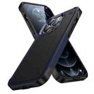 For iPhone 13 Pro PC + TPU Shockproof Protective Phone Case(Blue+Black) - 1