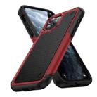 For iPhone 11 Pro PC + TPU Shockproof Protective Phone Case(Red+Black) - 1