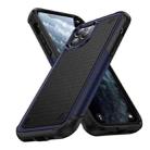 For iPhone 11 Pro PC + TPU Shockproof Protective Phone Case(Blue+Black) - 1