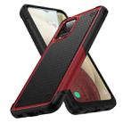 For Samsung Galaxy A12 Nacho PC + TPU Shockproof Protective Phone Case(Red+Black) - 1