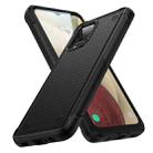 For Samsung Galaxy A12 Nacho PC + TPU Shockproof Protective Phone Case(Black+Black) - 1