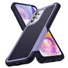 For Samsung Galaxy A23 PC + TPU Shockproof Protective Phone Case(Light Purple+Sapphire Blue) - 1