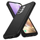 For Samsung Galaxy A32 5G PC + TPU Shockproof Protective Phone Case(Black+Black) - 1