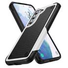 For Samsung Galaxy S21 5G PC + TPU Shockproof Protective Phone Case(White+Black) - 1