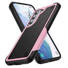 For Samsung Galaxy S21 5G PC + TPU Shockproof Protective Phone Case(Pink+Black) - 1