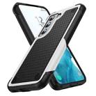 For Samsung Galaxy S22 5G PC + TPU Shockproof Protective Phone Case(White+Black) - 1